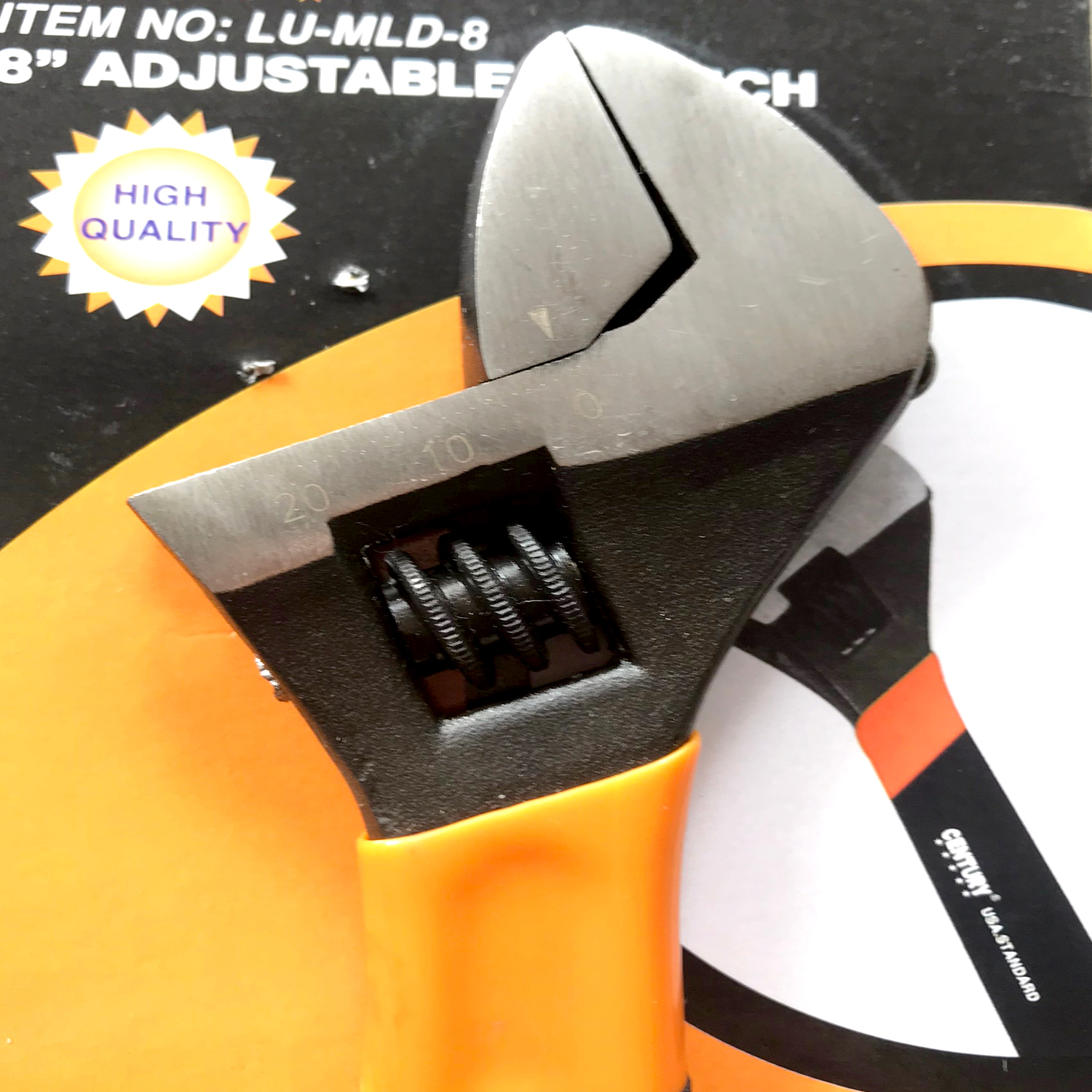 Mỏ lết 8 inch cán bọc cao su CENTURY