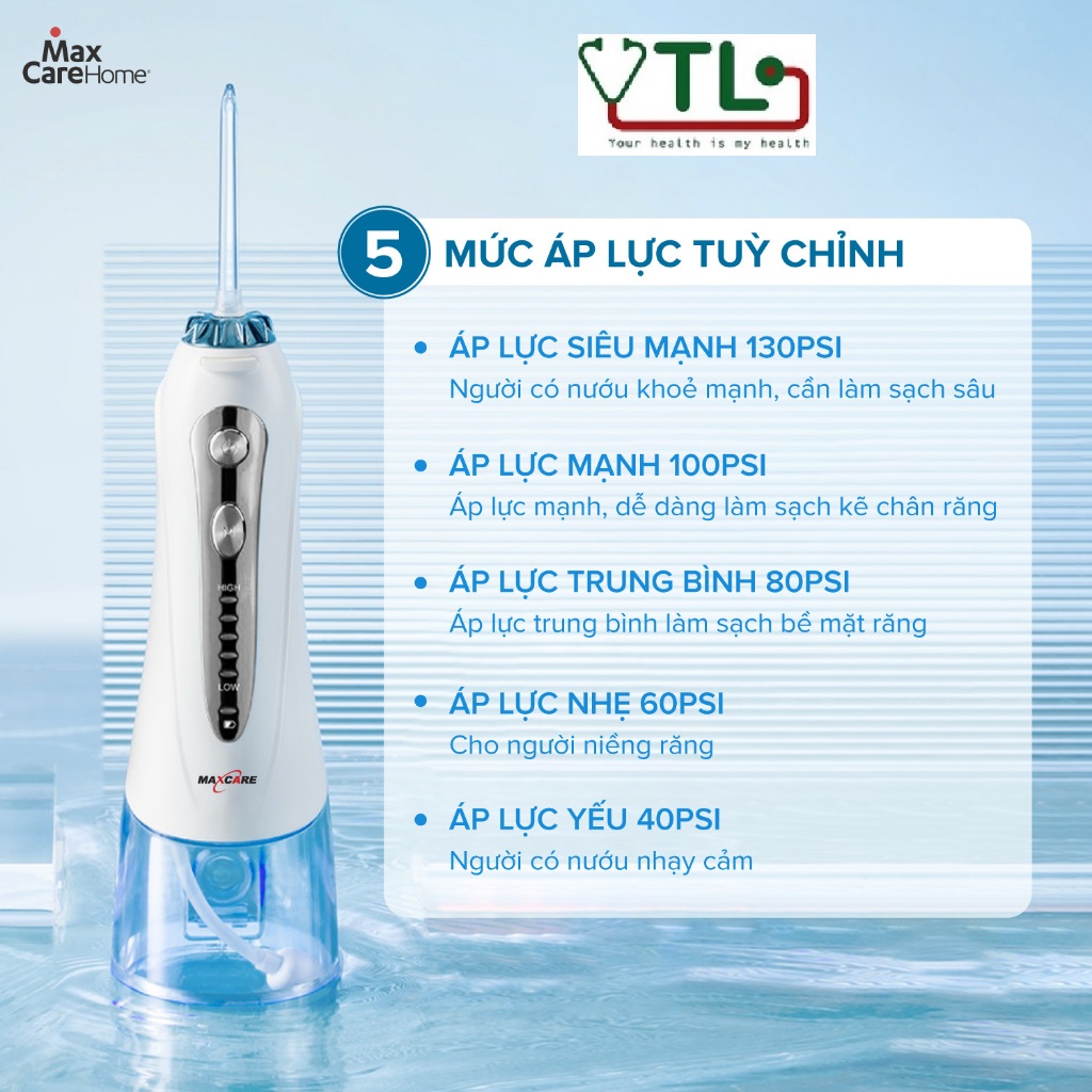 Máy tăm nước cầm tay Maxcare M1Pro