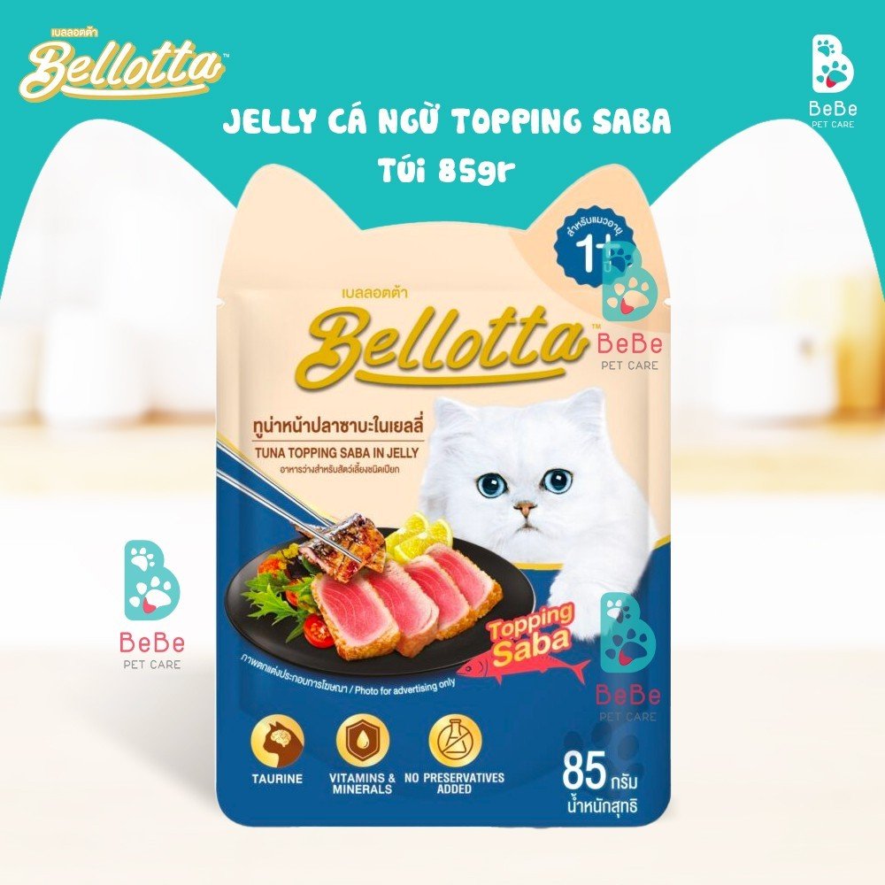 Pate BELLOTTA Từ Thịt Tươi Dinh Dưỡng Cho Mèo Mọi Lứa Tuổi