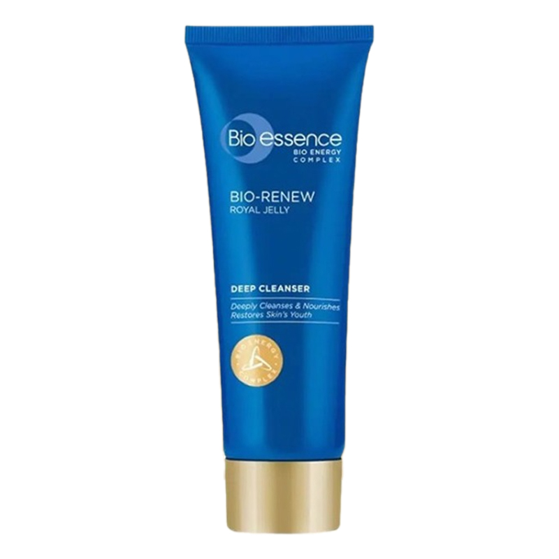 Sữa rửa mặt dưỡng ẩm dành cho da khô bio-essence bio-renew deep cleanser 100g