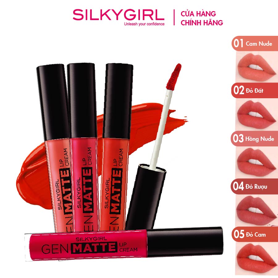 SON KEM LÌ CẤP ẨM NHẸ MÔI GEN MATTE LIP CREAM - 03 RETRO 