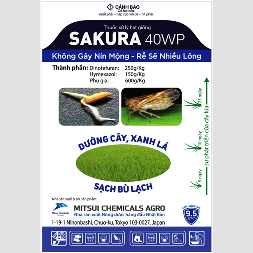 Sakura 40WP - Xử lý hạt giống