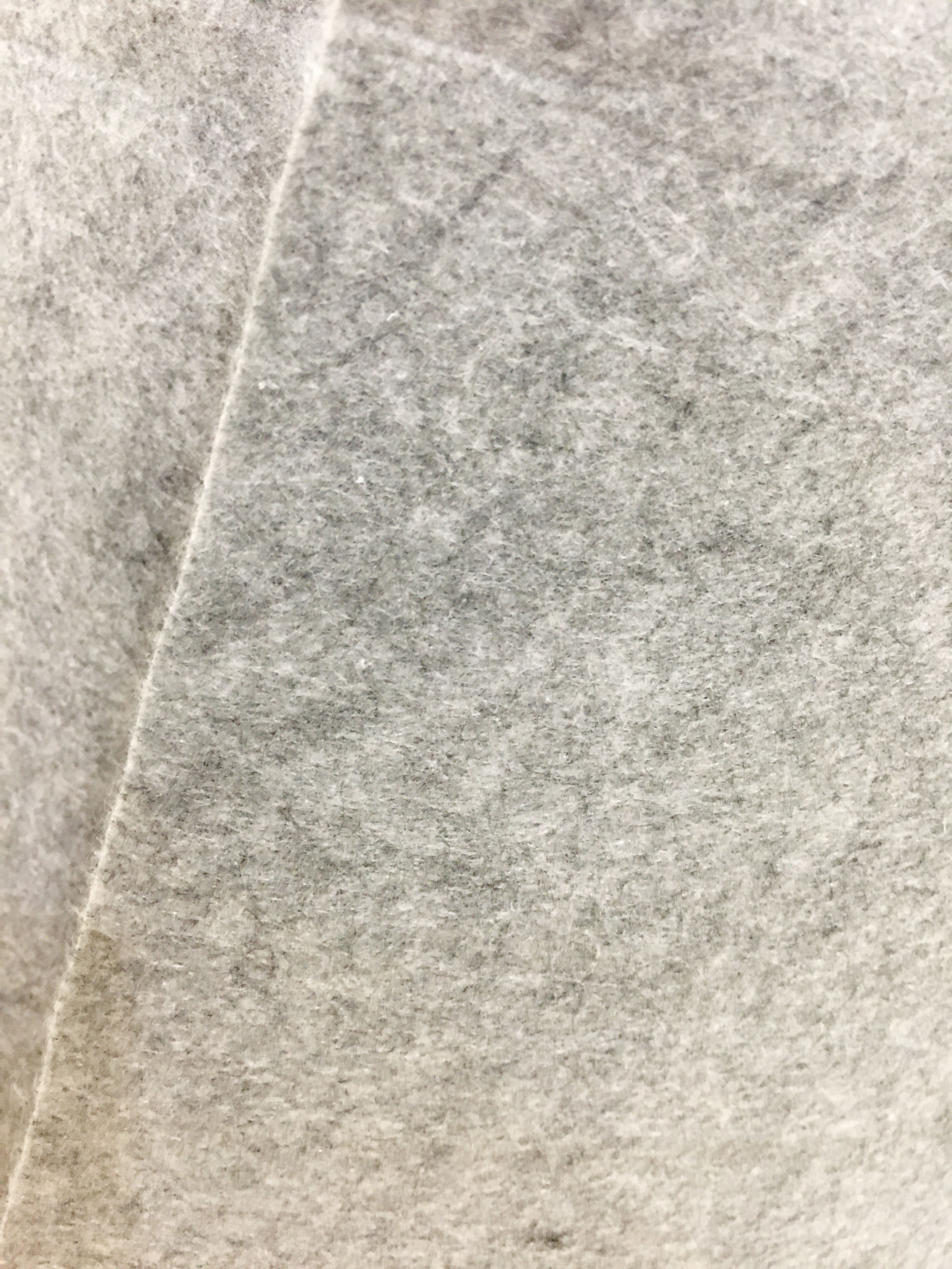 Combo 10 sheets grey felt 2mm size 45x45cm