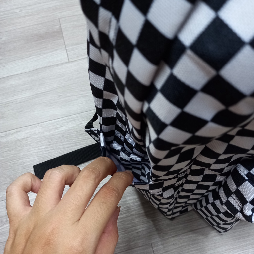 Balo vans, balo đi học Old Skool Black/White Checkerboard