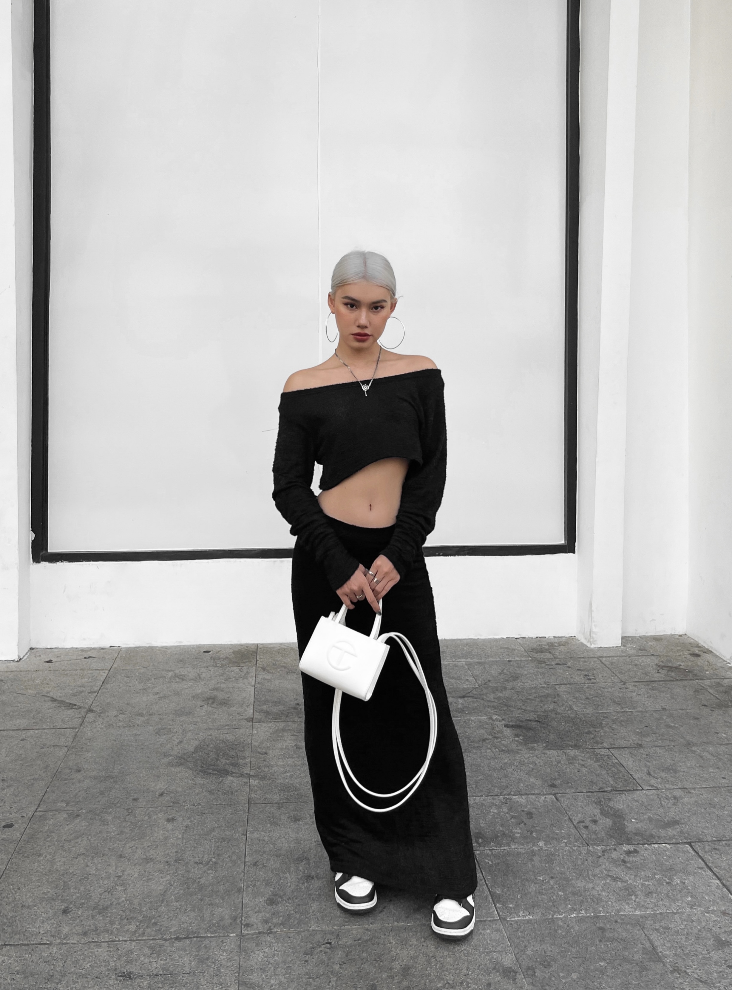 HIGHCHIC - FAIRY SET - Set váy đen lông thỏ cực slay