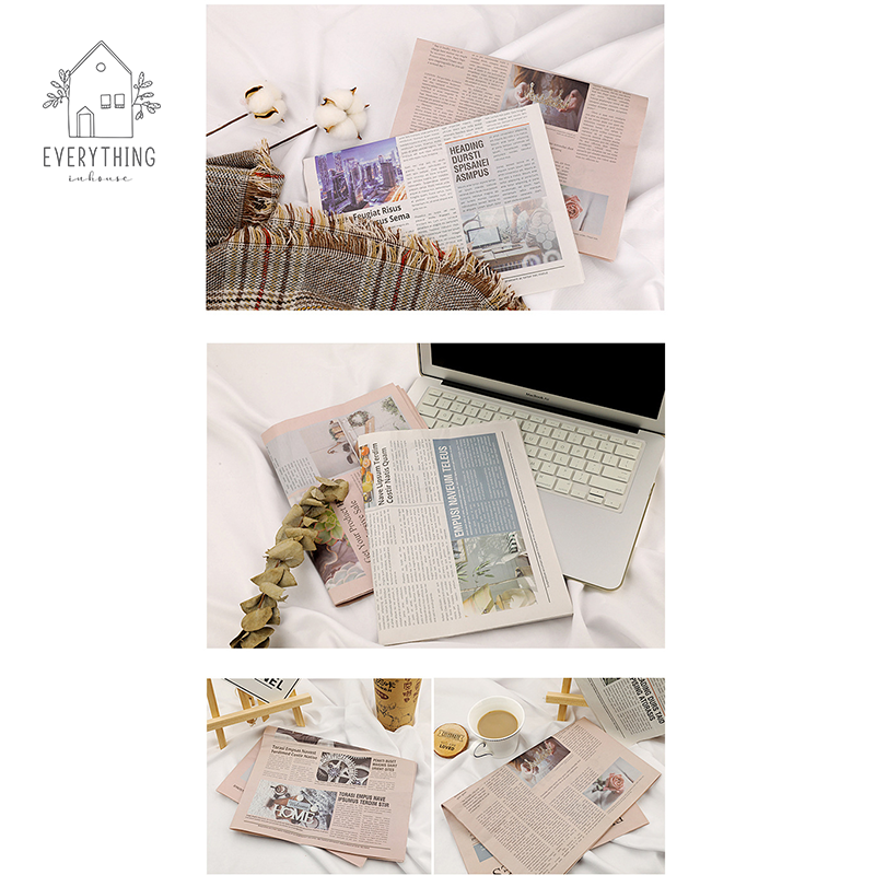 [HCM]Báo cũ retro decor đạo cụ chụp ảnh nghệ thuật