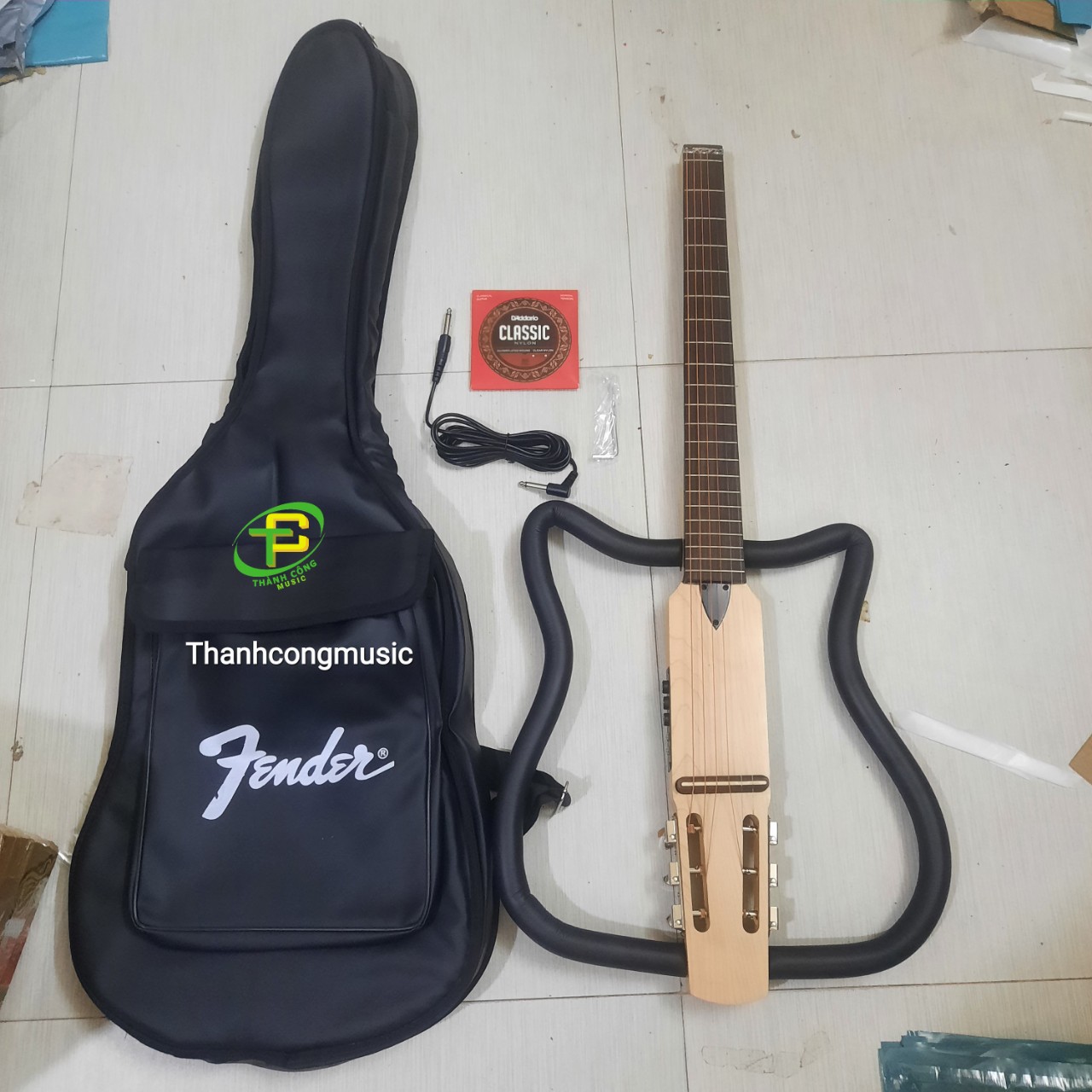 Đàn guitar silent dùng chung dây acoustic hoặc classic