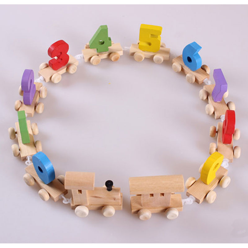 Bộ đoàn tàu số 0-9 - đồ chơi giáo dục
