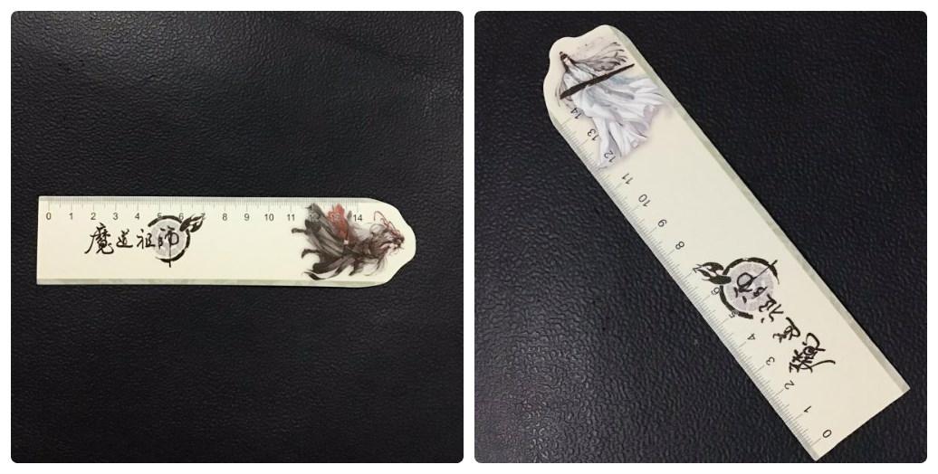 Thước kẻ Ma đạo tổ sư lam vong cơ ngụy vô tiện thước kẻ dụng cụ học tập học sinh thước kẻ phim trần tình lệnh Tiêu Chiến Vương Nhất Bác