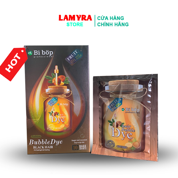Dầu gội phủ bạc Bibop chính hãng Nhật Bản gói 30ml