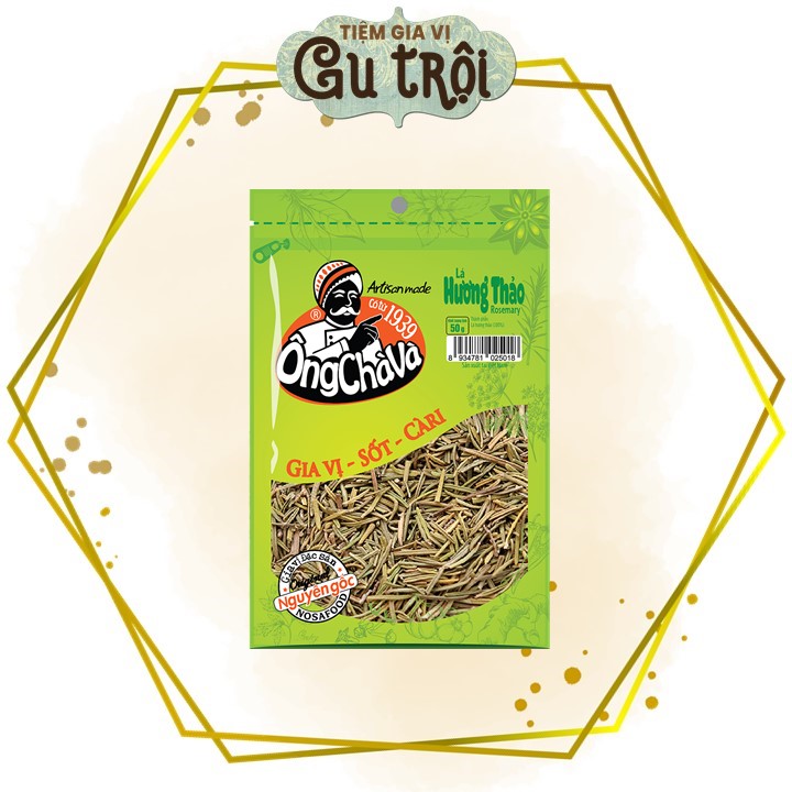 Lá hương thảo Ông Chà Và 50gram (Túi)