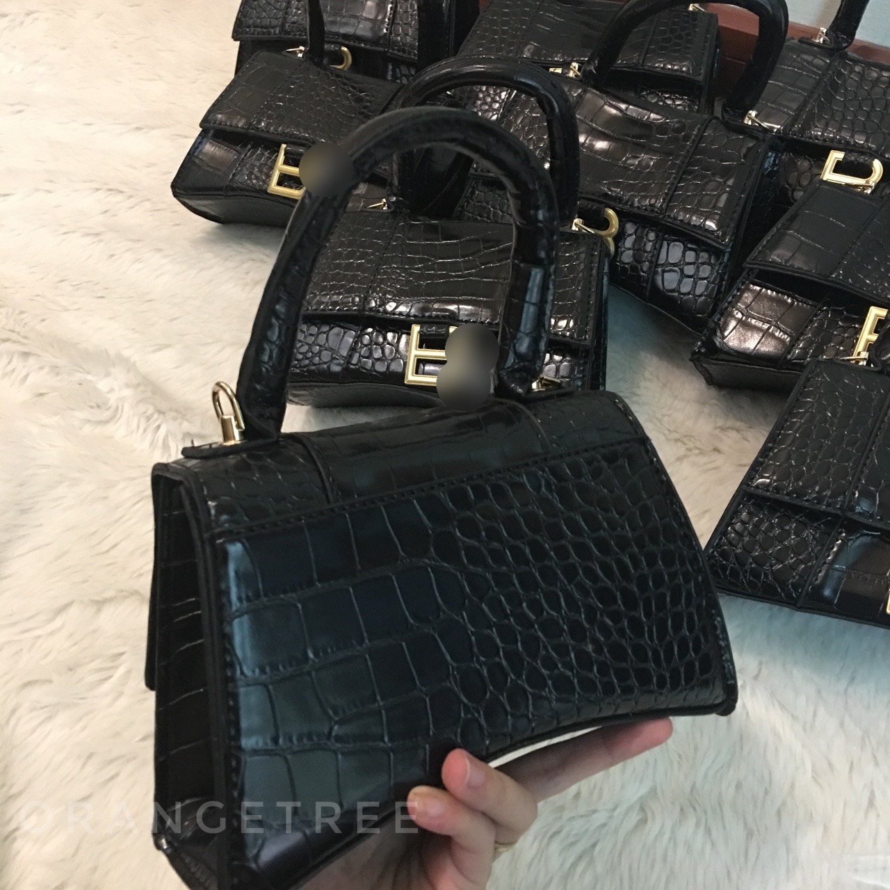 Túi đeo chéo nữ 3Len vân rắn Size 20
