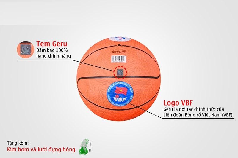 Trái bóng rổ cao su GeruStar số 7 chất lượng cao