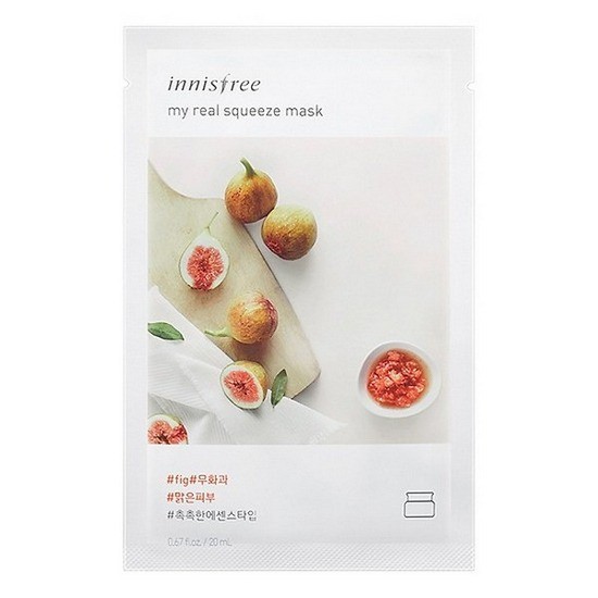 Bộ mặt nạ giấy Innisfree My Real Squeeze Mask 12 miếng