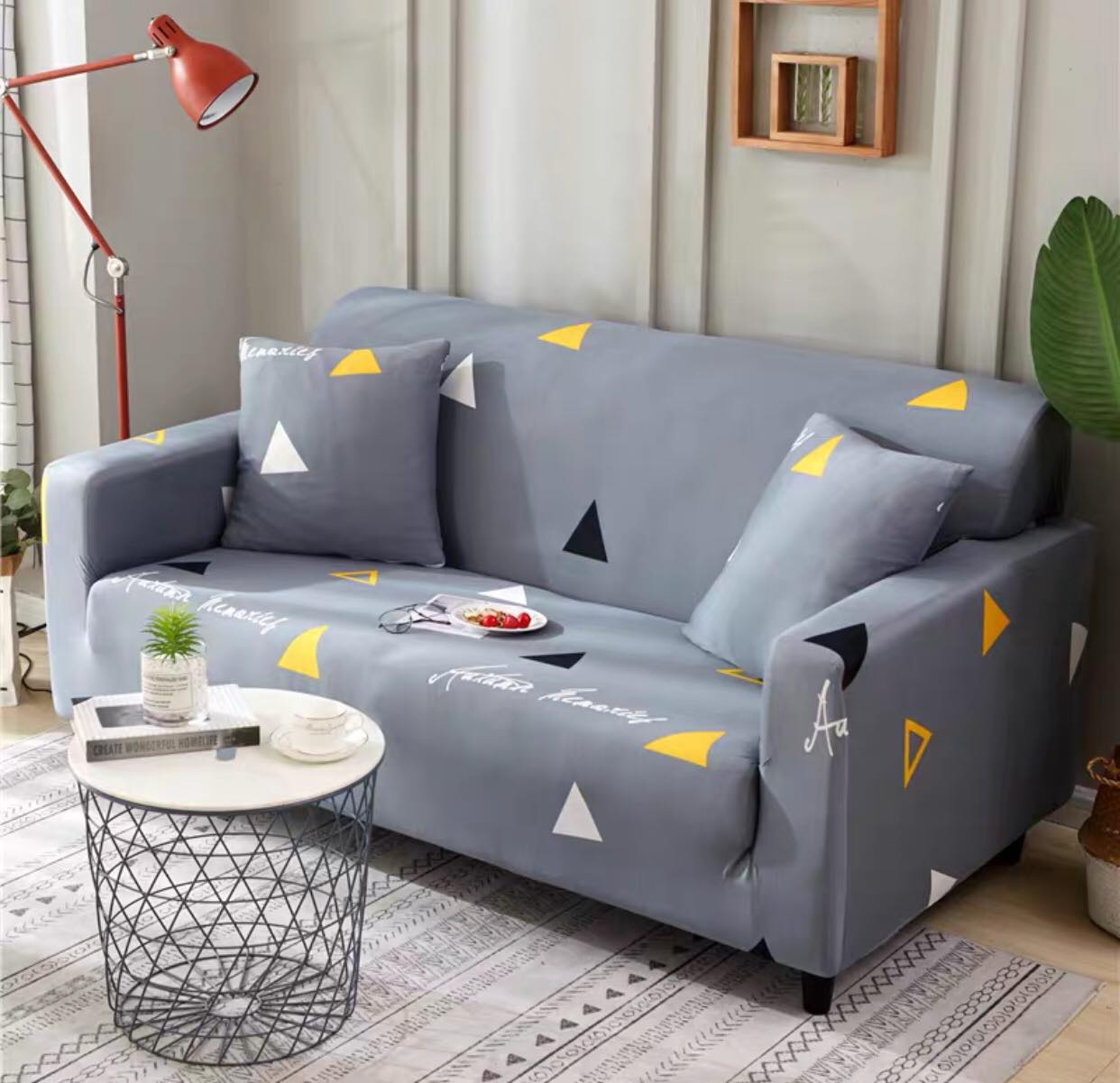 Vỏ bọc ghế sofa họa tiết xinh xắn