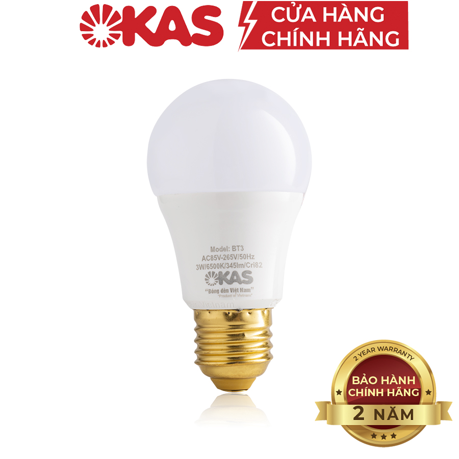 Bóng đèn LED BT OKAS ánh sáng trắng