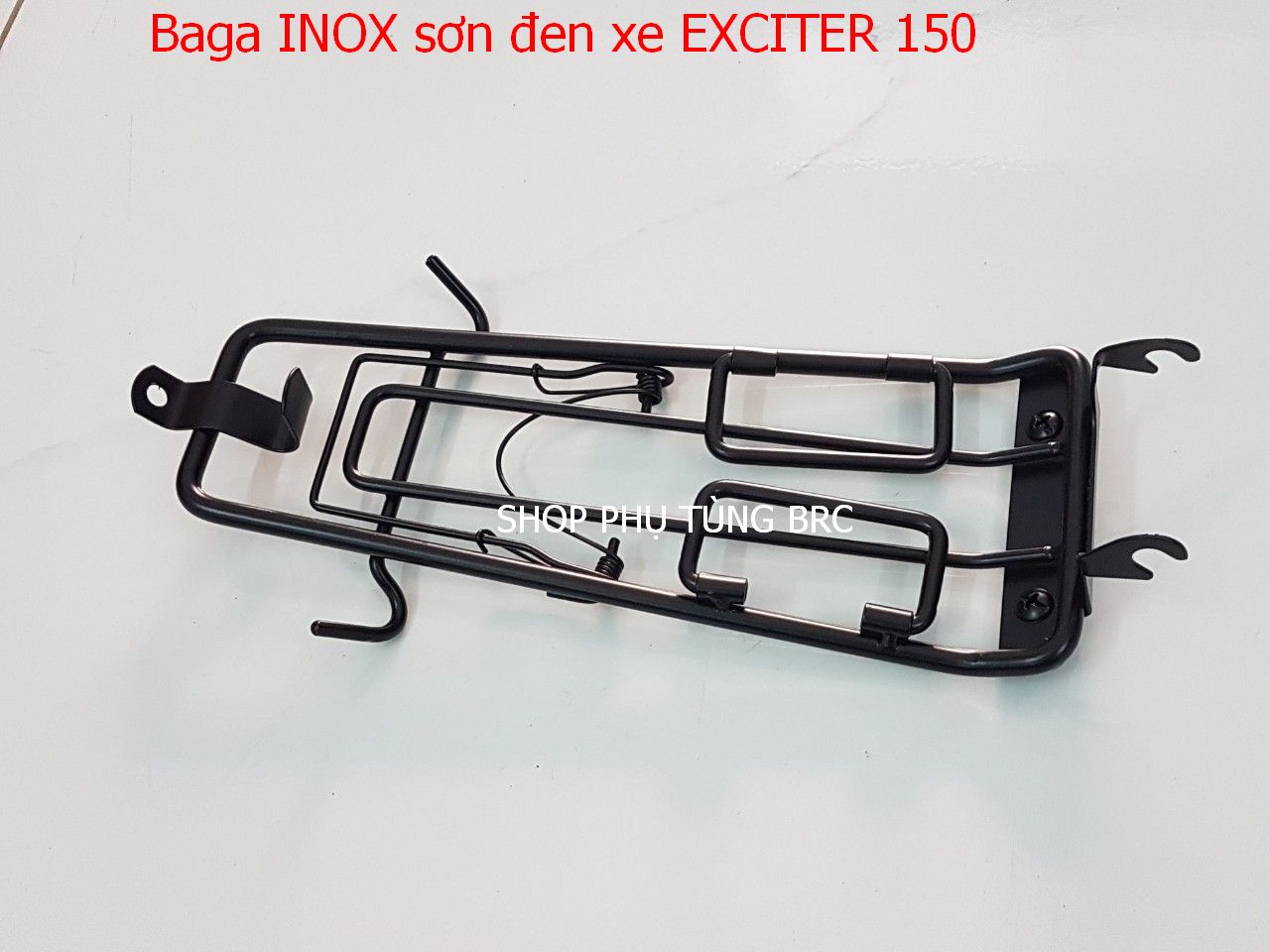 Baga INOX 10 li sơn đen xe  EXCITER 150