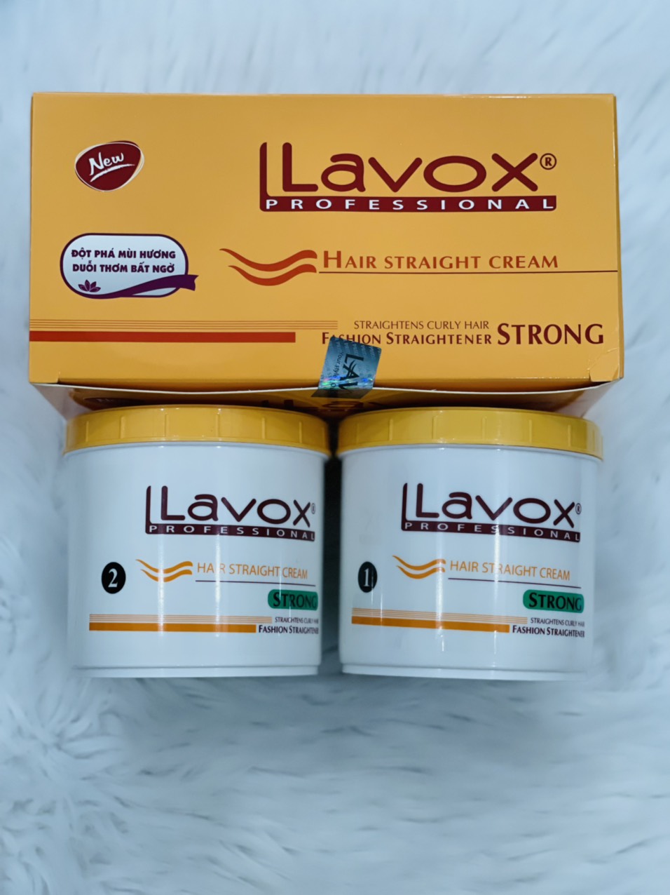Kem Duỗi thẳng tóc LAVOX HAIR STRAIGHT CREAM TRONG (Hộp lớn: 2x1000ml) – Thích hợp cho mọi loại tóc