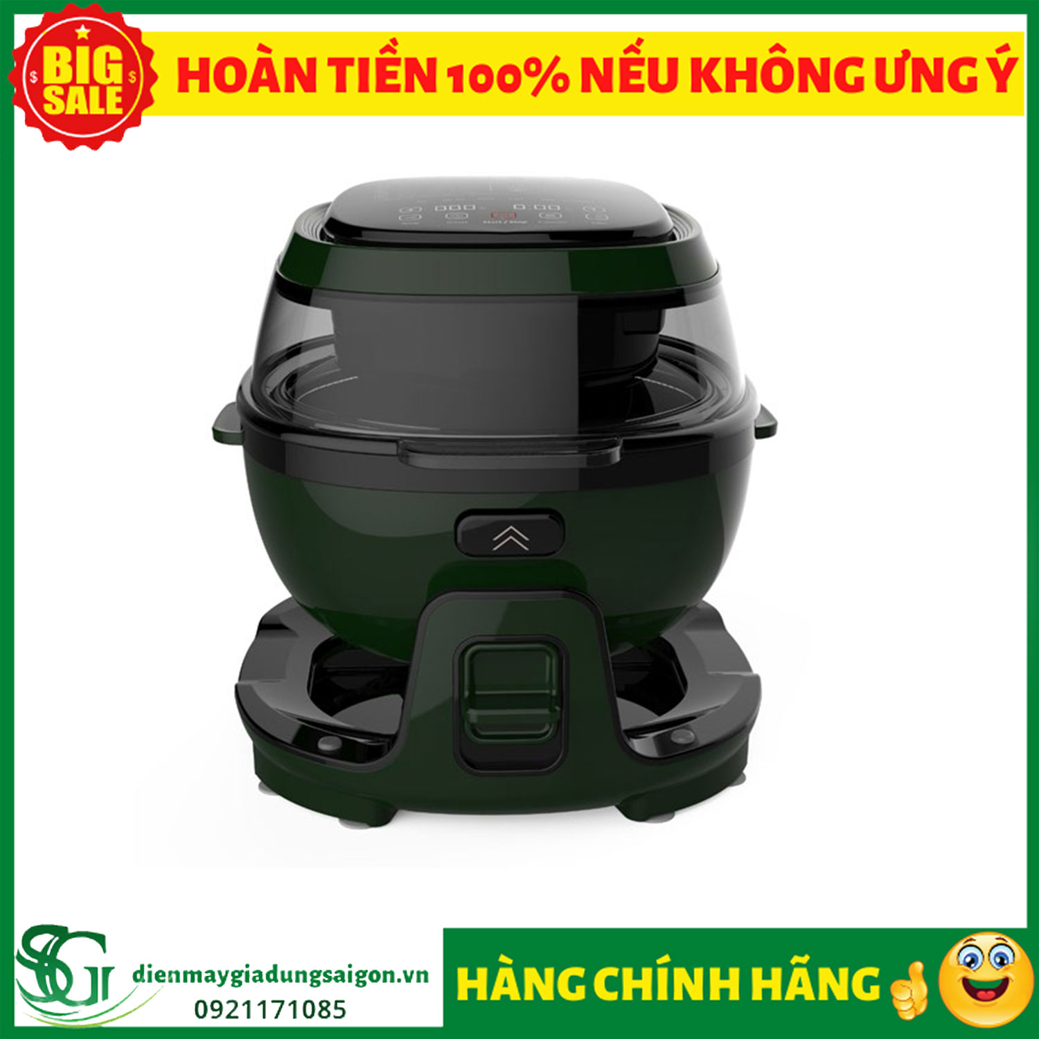 [HCM]NỒI CHIÊN KHÔNG DẦU CANZY CZ-KG07