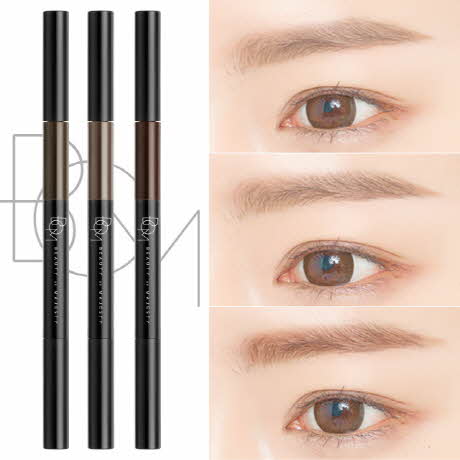 Chì Kẻ Mày BOM 3 In 1 Triple Edge Eye Brow 0.2g