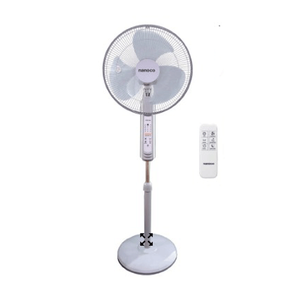 [GIAO TẠI HCM] - Quạt Đứng Có remote Nanoco NSF1602G-RC (Màu xám)