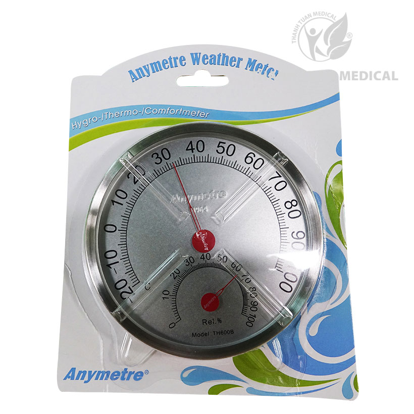 Nhiệt ẩm kế treo tường anymetre th600b
