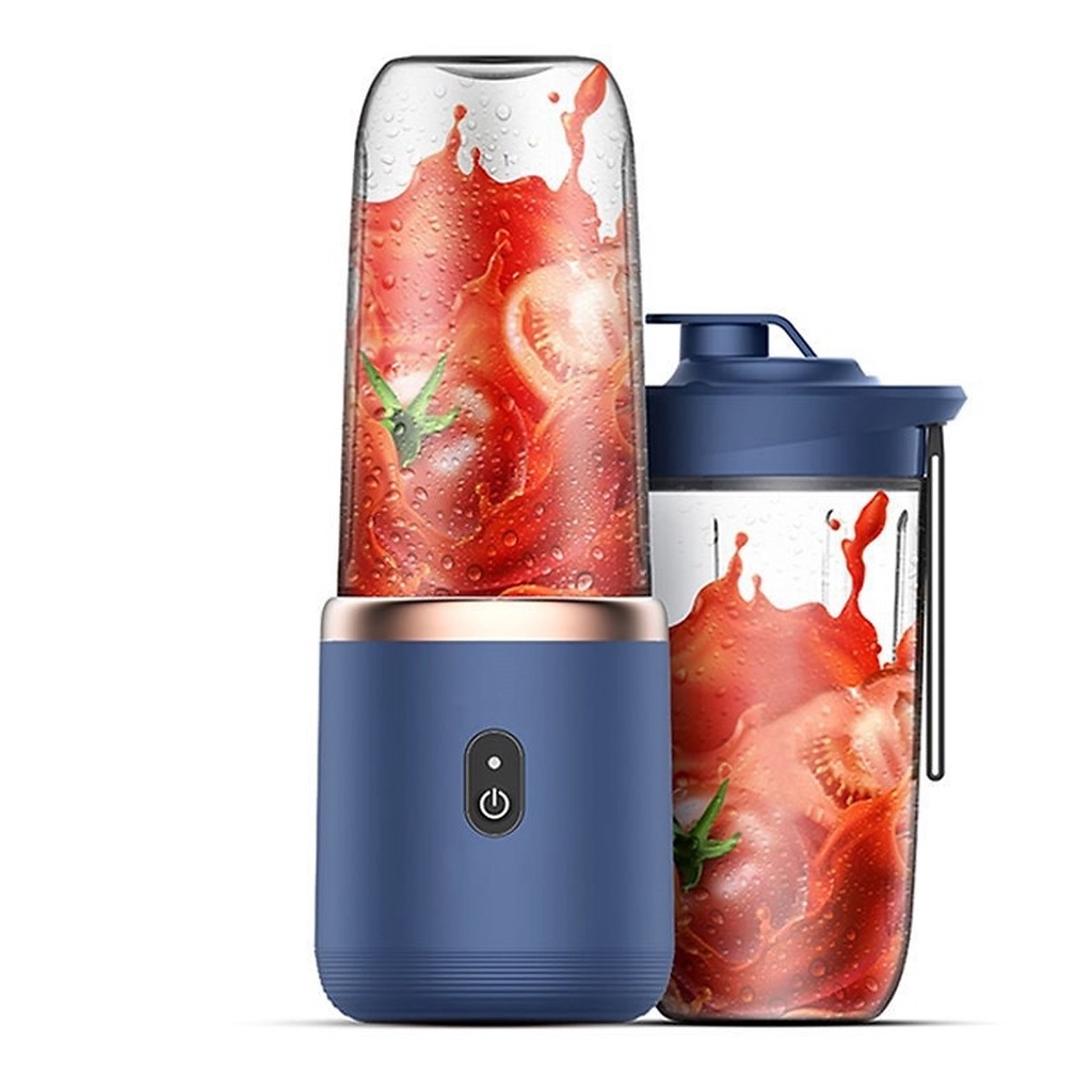 Máy Xay Sinh Tố Mini Cầm Tay Đa Năng Chigo, Máy Say Sinh Tố Mini Sạc Tích Điện 6 Lưỡi , Dung Lượng Pin 1500Mah Công Suất 140W, Nhựa Plastic Cao Cấp, máy say sinh tố đa năng mini, máy xay sinh tố mini cầm tay, máy xay sinh tố mini