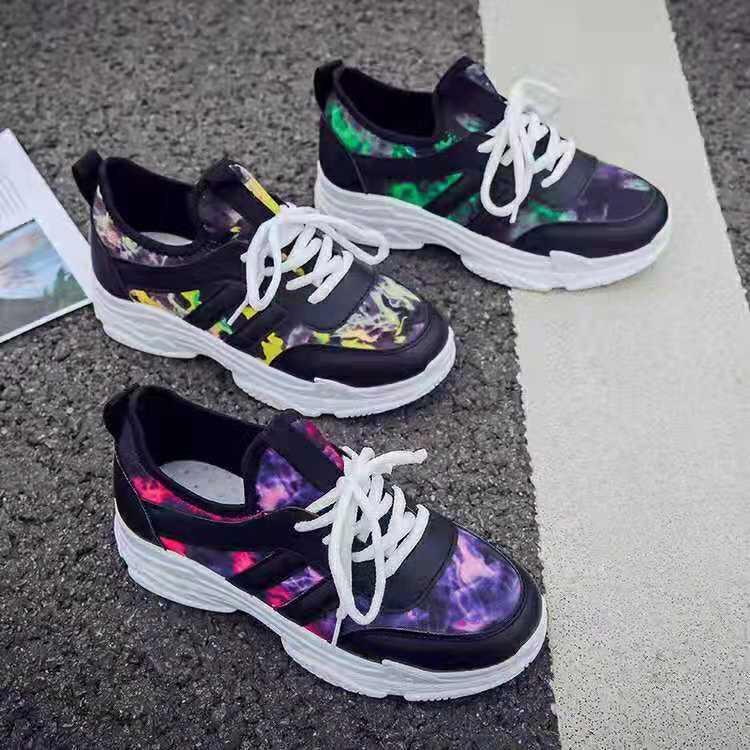 Giày Thể Thao Pha Màu NeOn Siêu Xinh
