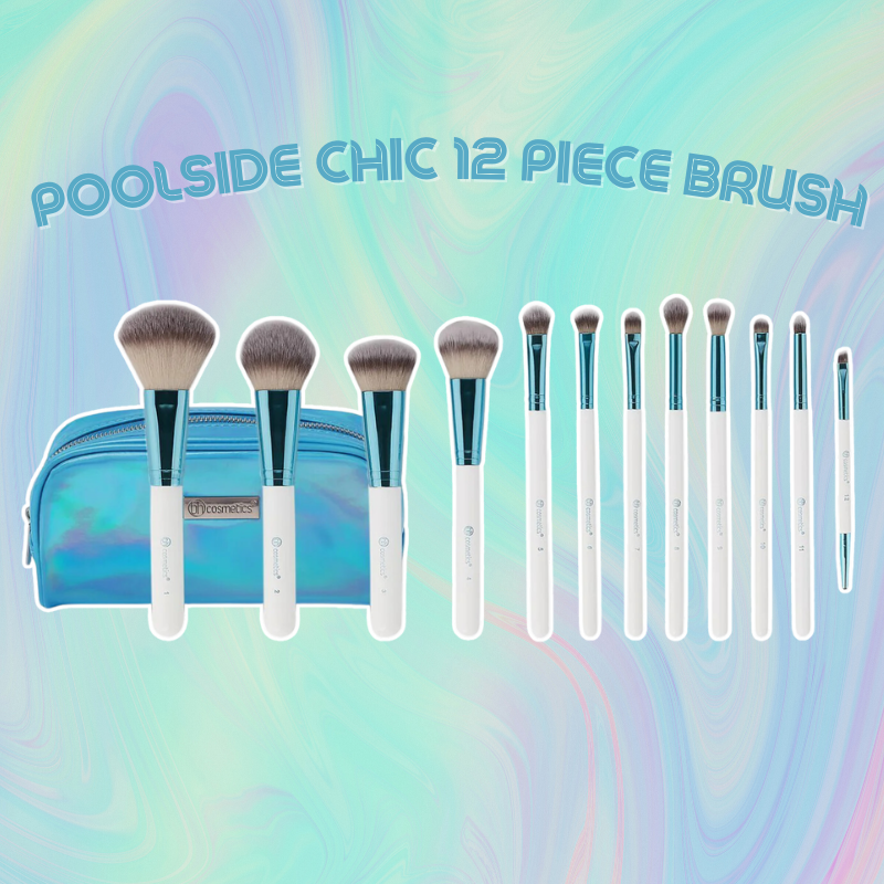 [HCM]Bh Cosmetics Poolside Chic 12 Piece Brush Set