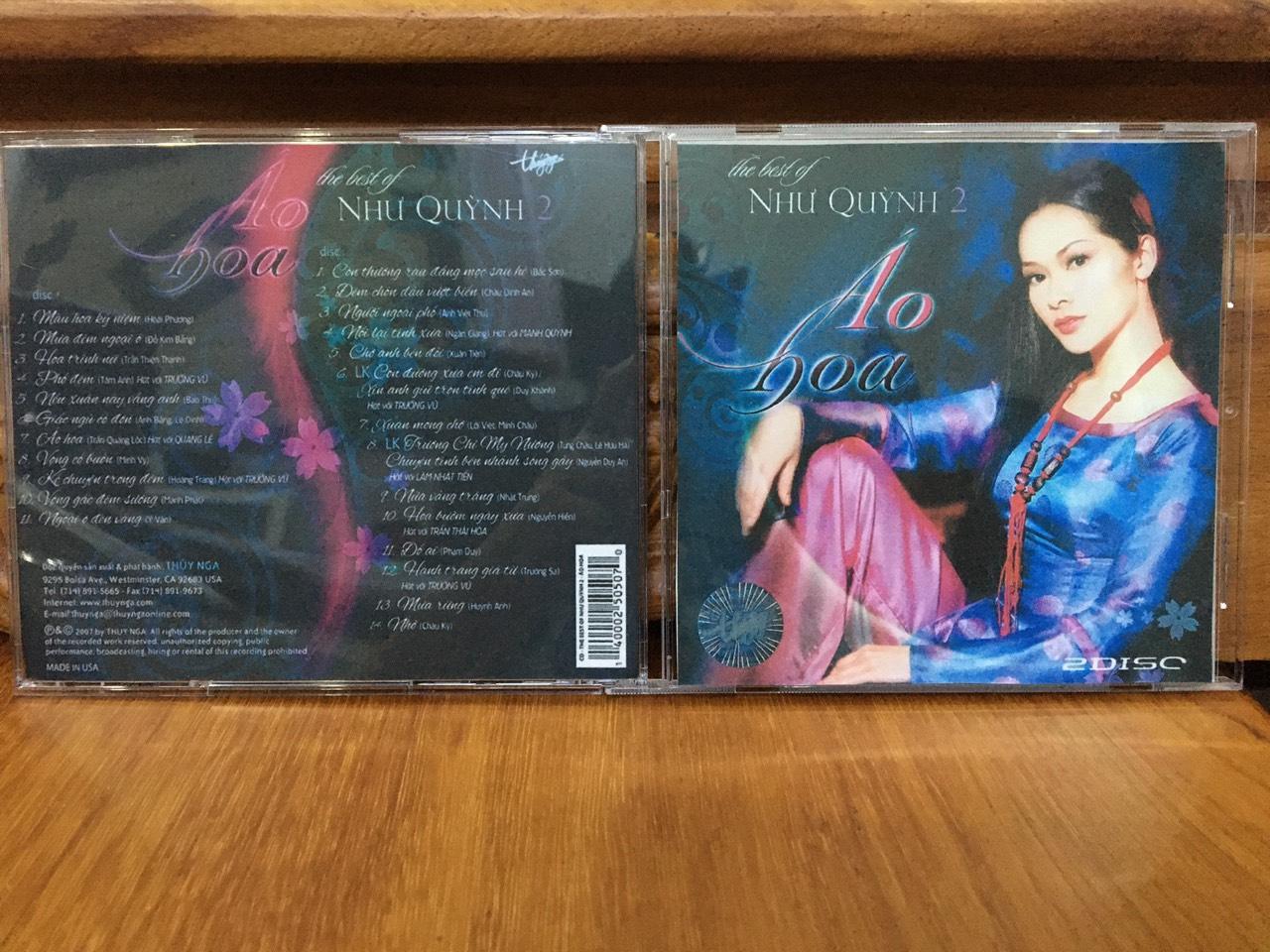 [MDCD] Bộ 2 Đĩa CD Như Quỳnh ÁO HOA