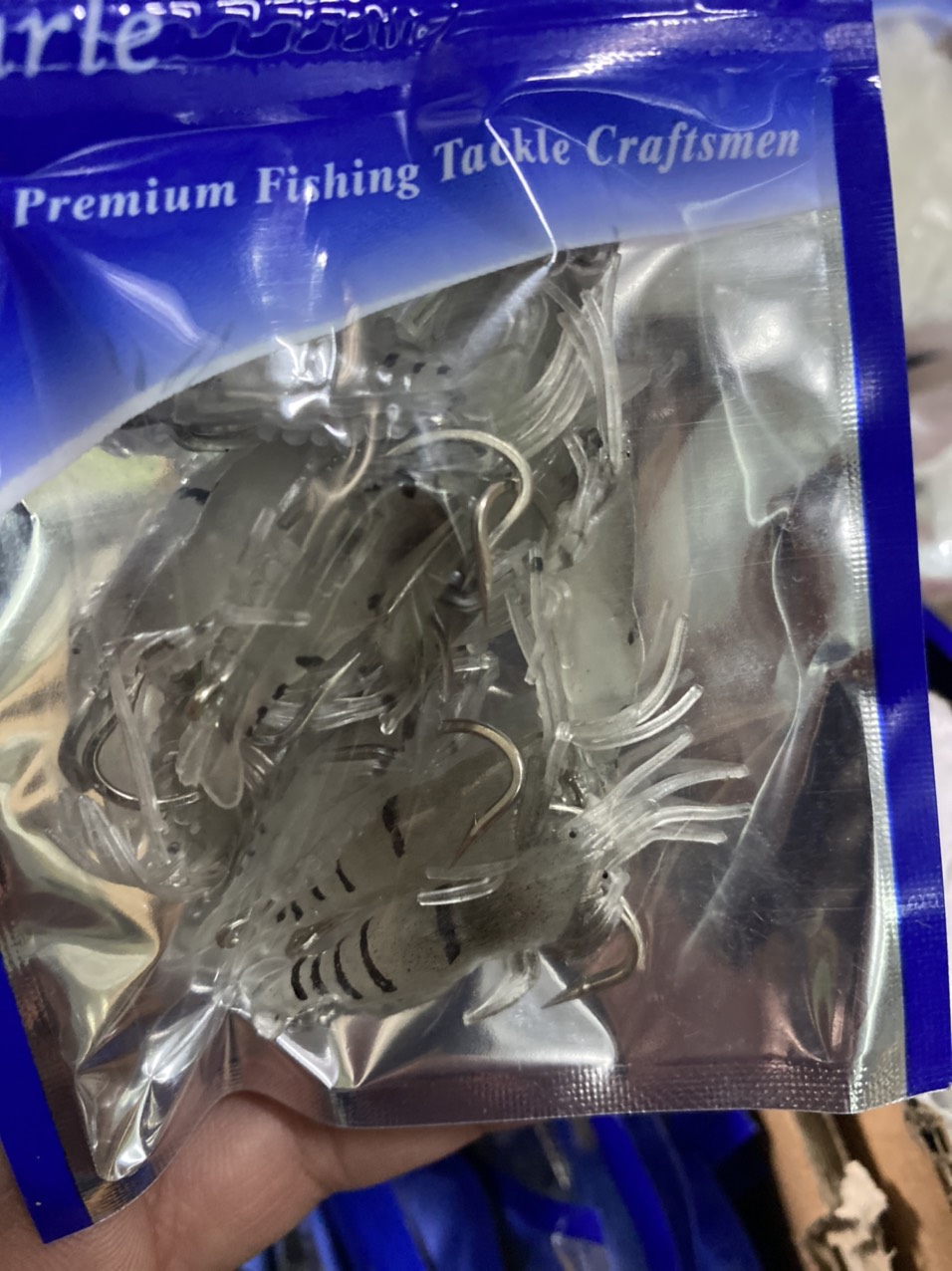 Mồi Câu Cá Giả Hình Tôm 1.3g/5cm