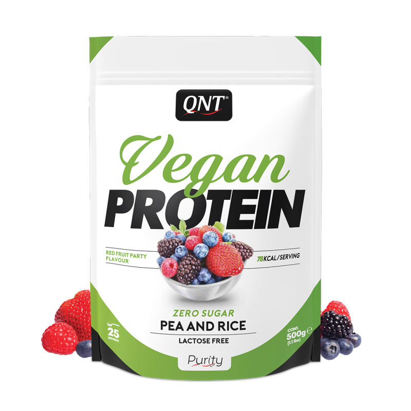 Thực phẩm bổ sung Vegan Protein Trái Cây Đỏ nhập khẩu