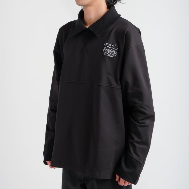 XFIRE BACKTOSTREETZ LONG SLEEVE TSHIRT IN BLACK