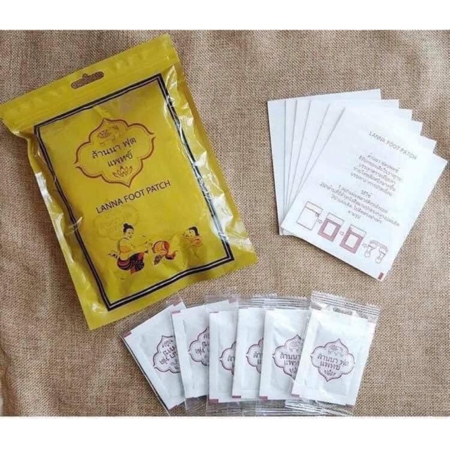 Miếng dán thải độc chân LANNA FOOT PATCH