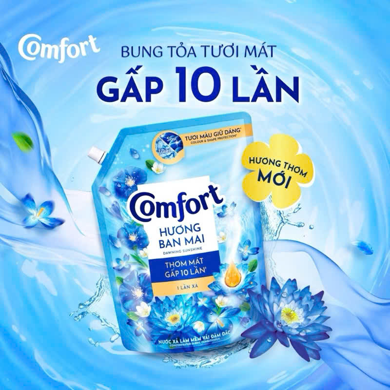 NƯỚC XẢ LÀM MỀM VẢI COMFORT 1,8L
