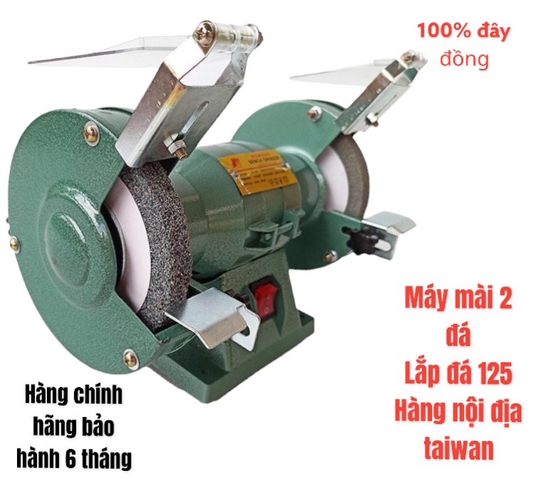 Máy mài 2 đá MD-125 bảo hành 6 tháng
