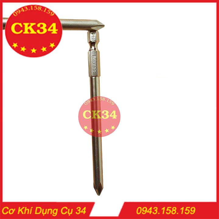 Mũi Vít Bake Phi 4 PH1 Chuôi Lục Giác Cho Máy Khoan, Bắn Vít