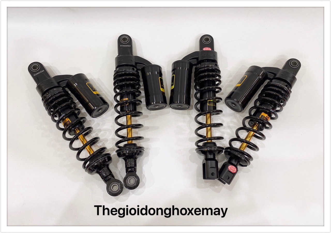 Phuộc RacingBoy Bình Dầu Đen Ty Vàng MB2 Wave, Sirius, AirBlade