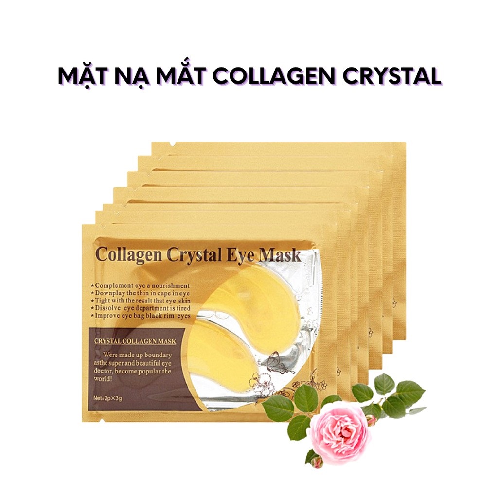[HCM][COMBO 10 MIẾNG] Mặt Nạ Mắt Tinh Chất Collagen Vàng Hàn Quốc