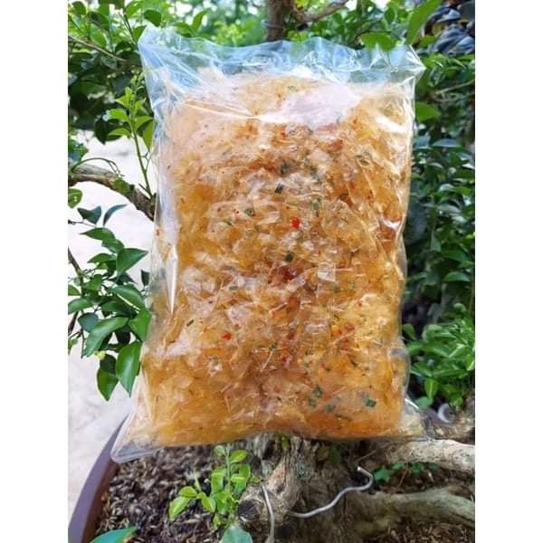 Bánh tráng tôm sa tế tỏi sợi [ Bịch 70gr ]