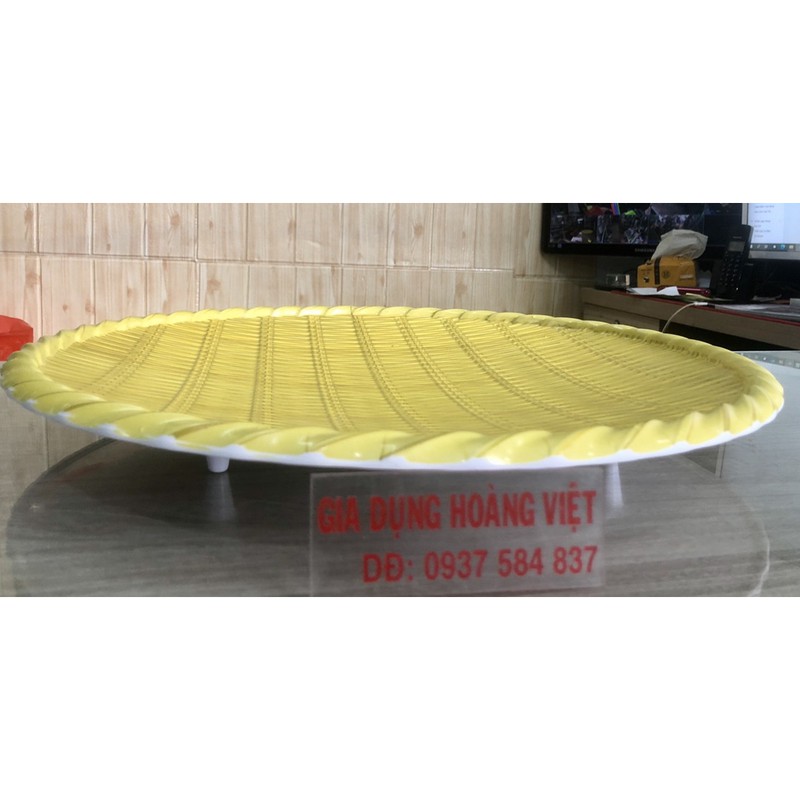 Mẹt Nhựa Giả Tre Size Cực Đại 44.5Cm