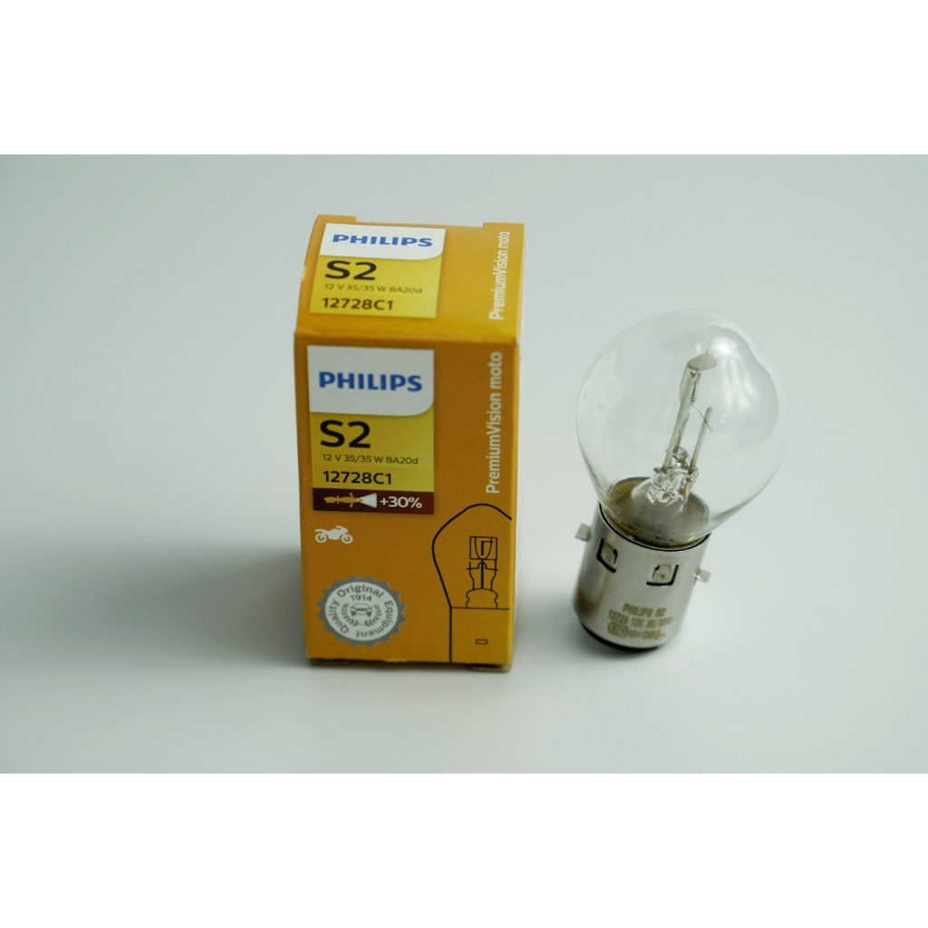 Bóng đèn pha xe máy Philips S2 - SPACY Việt, SCR, @ Strem