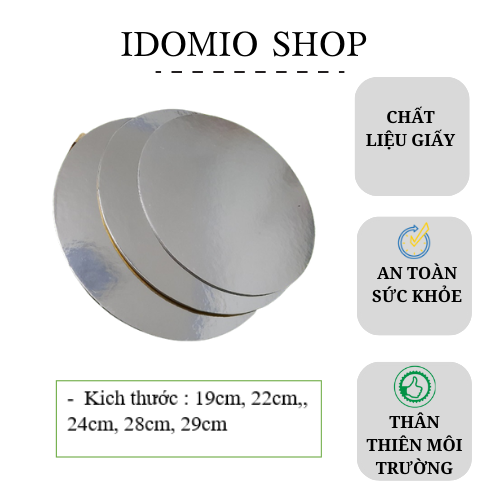 5 Đế Lót Bánh Kem Tròn Nhiều Size