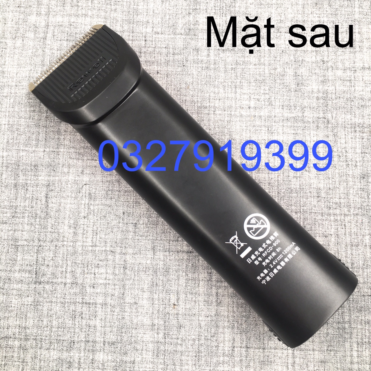 Rewell Professional Hair Trimmer with 2 Batteries Rewell 900 - 8W Power, 4-6 Hours of Use Time, Sharp Blade, Durable Battery, Classy Design