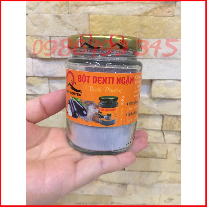 Bột Denti Ngậm Quy Nguyên thầy Tuệ Hải chùa Long Hương 100 gram