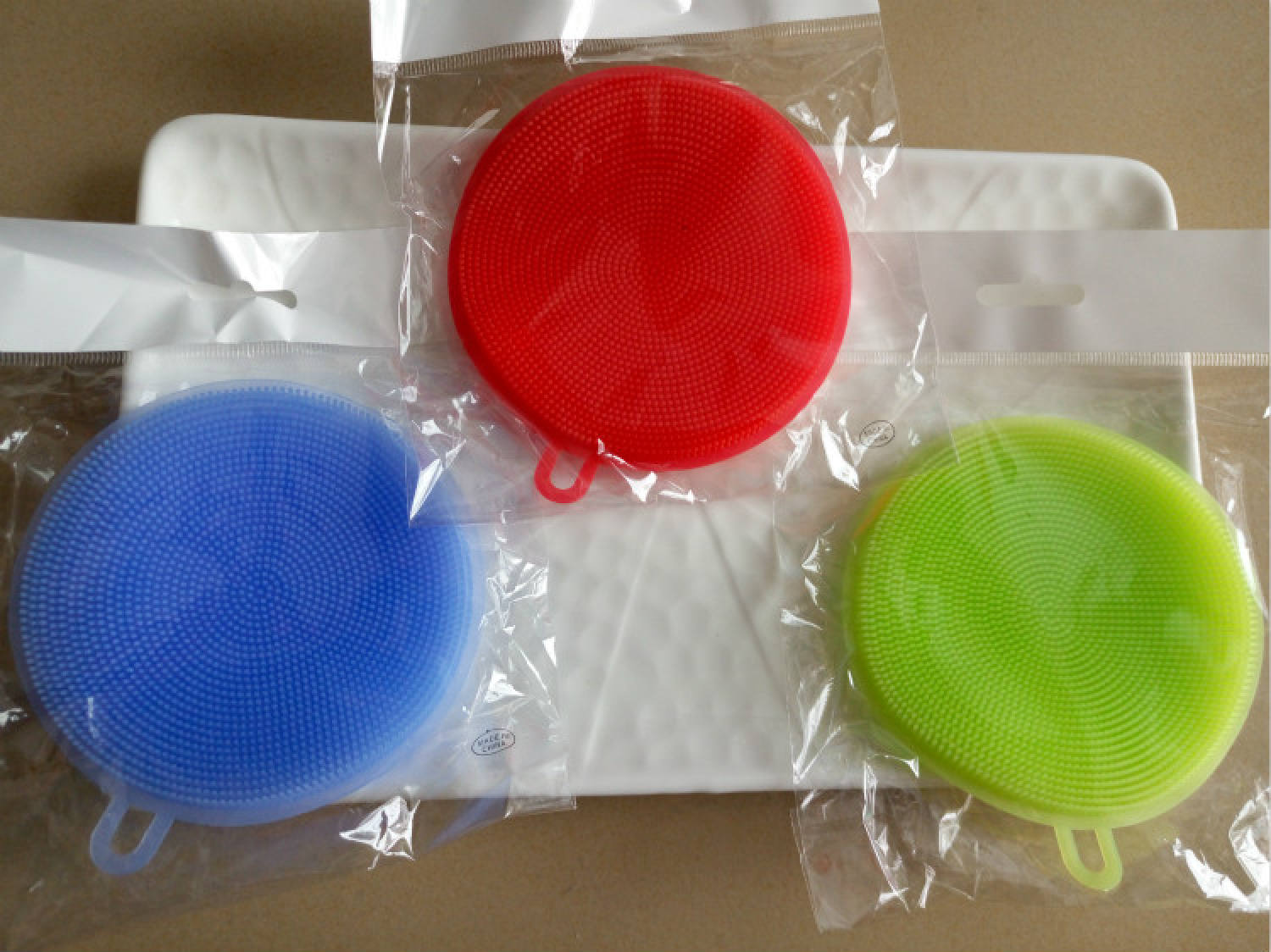 Combo 2 Miếng Rửa Chén Bát Silicon Đa Năng Siêu Sạch (màu ngẫu nhiên),