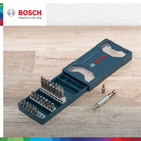 Bộ mũi vặn vít 25 món (xanh dương) Bosch 2607017400