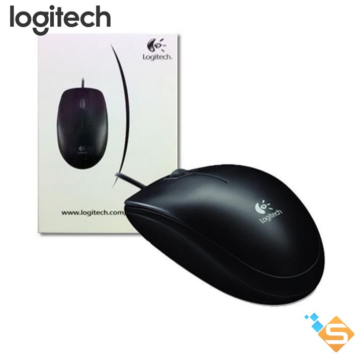 Chuột Quang Có Dây Logitech B100 - Hãng Phân Phối - Bảo Hành 3 Năm