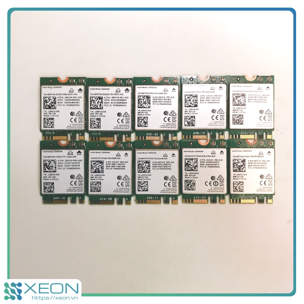 Card Wifi Intel 8265NGW AC8265 khe M2 có Bluetooth