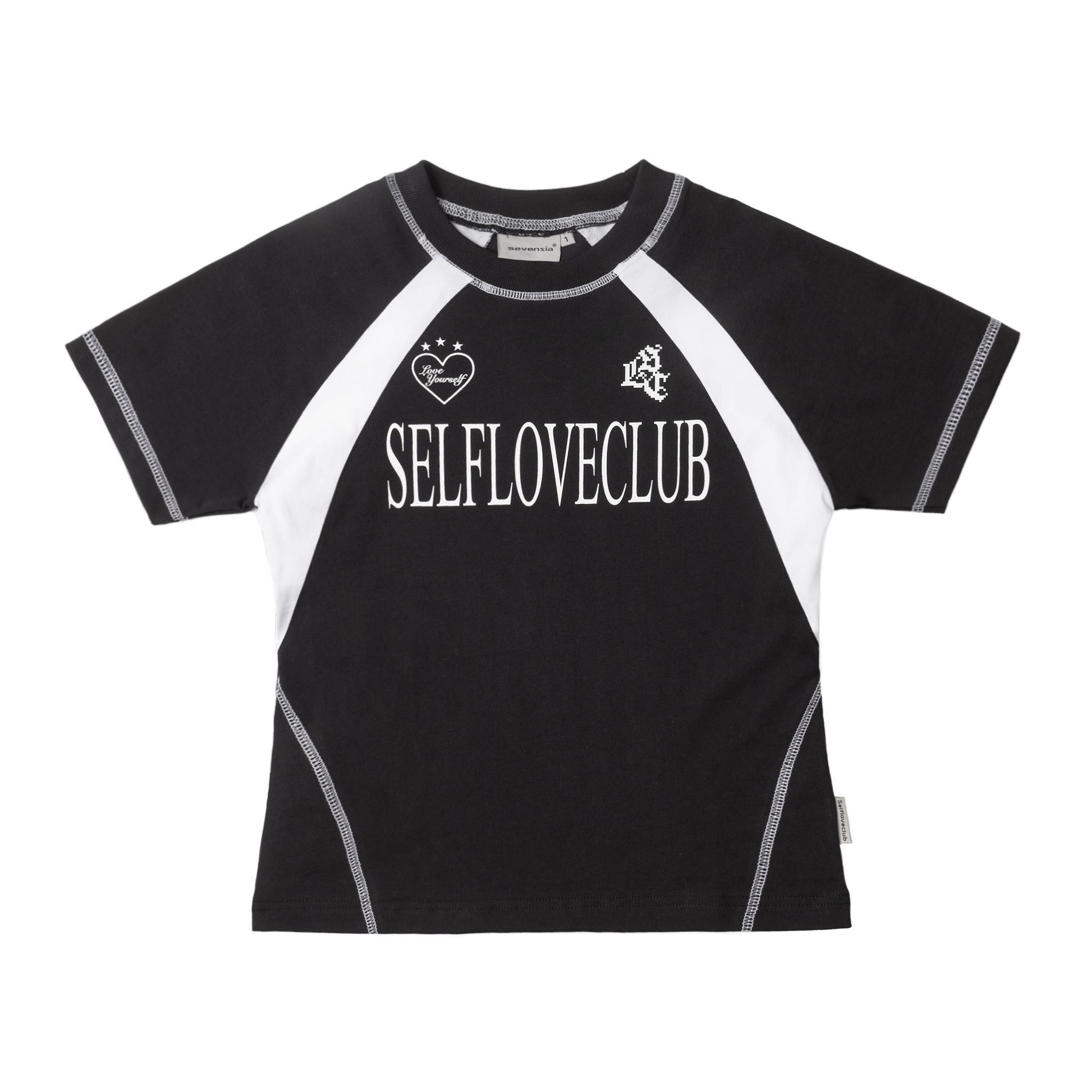 Áo thun babytee sporty SLC viền chỉ nổi